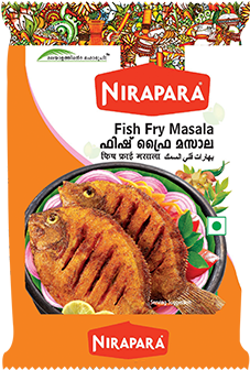 Nirapara Fish Fry Masala 100gmx72 - Masala (390x361), Png Download