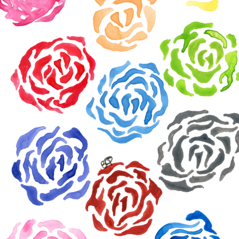Abstract Flowers - Abstract Art (480x480), Png Download