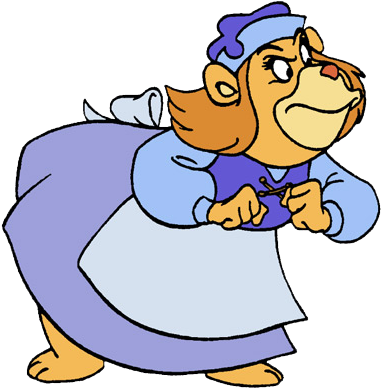 Blue Gummy Bear Cartoon Clipart - Gummi Bears Grammi Png (401x424), Png Download