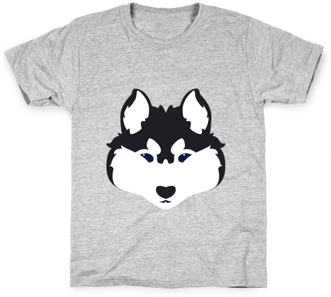 Siberian Husky Face Kids T-shirt - Architecture Tee Shirts (484x484), Png Download