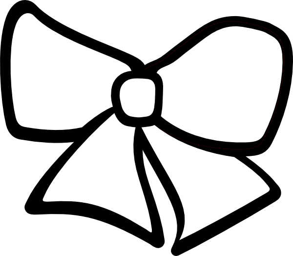 Hair Bow Svg Clip Arts 600 X 524 Px (600x524), Png Download