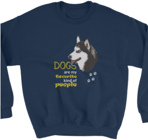 Dogs Are My Favorite Kind Of People Sweatshirt - Alaskan Malamute (300x420), Png Download