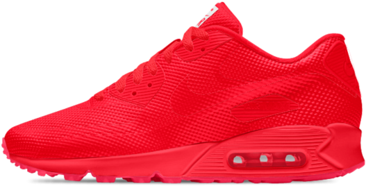 Air Max 90 Hyp Red - Nike Id エア マックス 90 ハイプ (640x640), Png Download