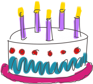 Birthday,pastry Shop,children's Birthday - Happy Birthday My Dear Friend (500x375), Png Download