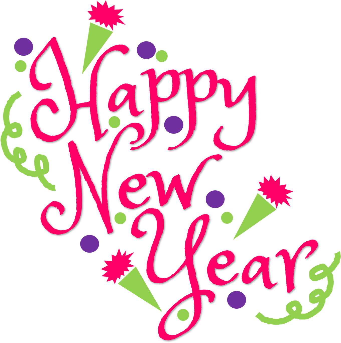 Happy New Year Clipart Sign - Happy New Year Clipart 2018 (1600x1558), Png Download