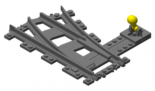 Train Split Track - Switch (500x500), Png Download