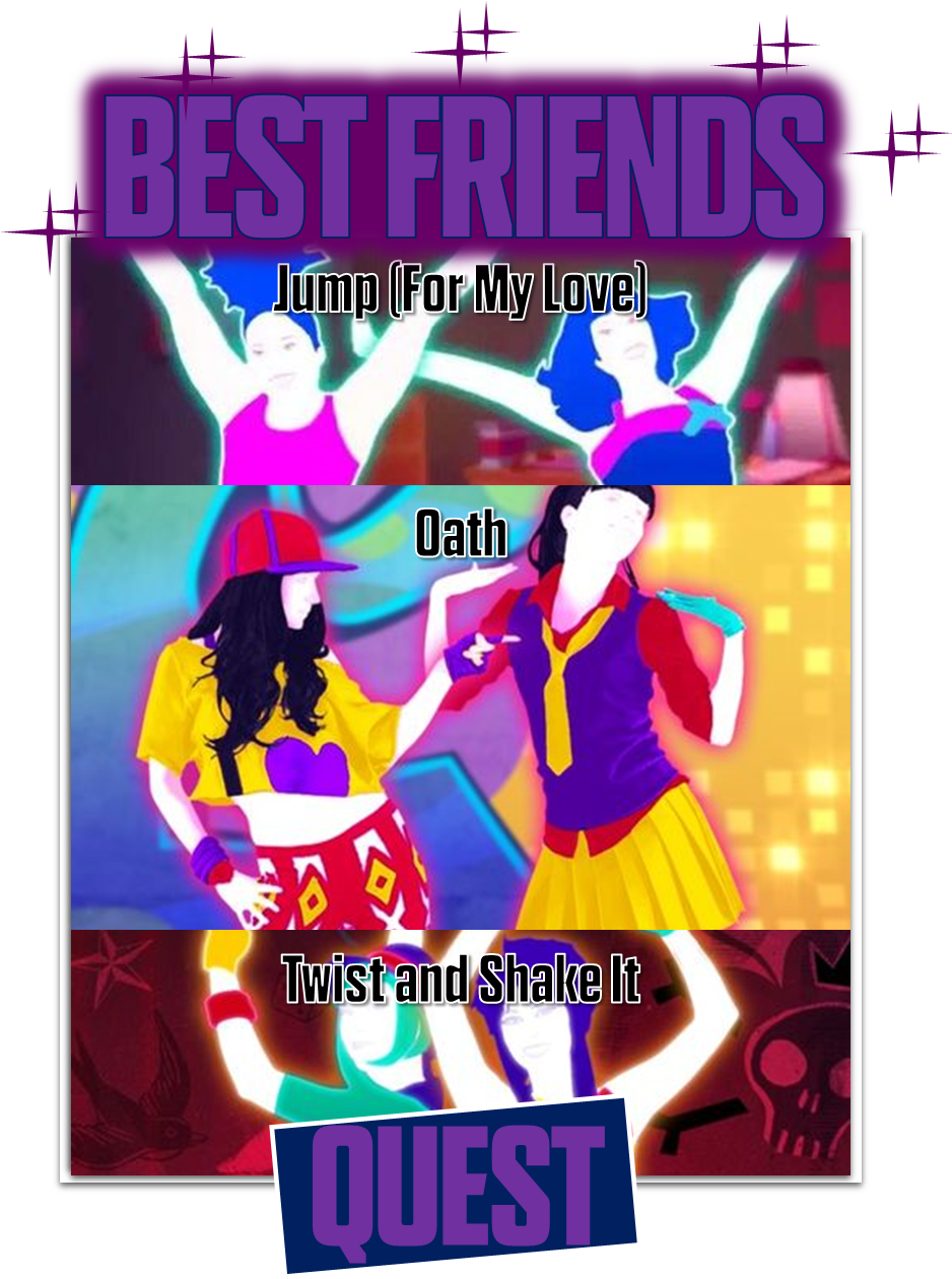 Updated Best Friends Quest - Poster (1106x1369), Png Download