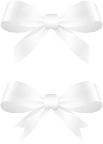 Ribbon Clipart, Frame, Bow Design, Easy Crafts, Hair - Moño De Liston Blanco Png (441x600), Png Download