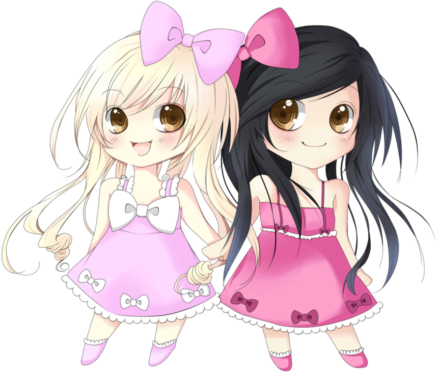 Best Friends By Skeletoncarousel On Deviantart - Anime Friend Png (1010x791), Png Download