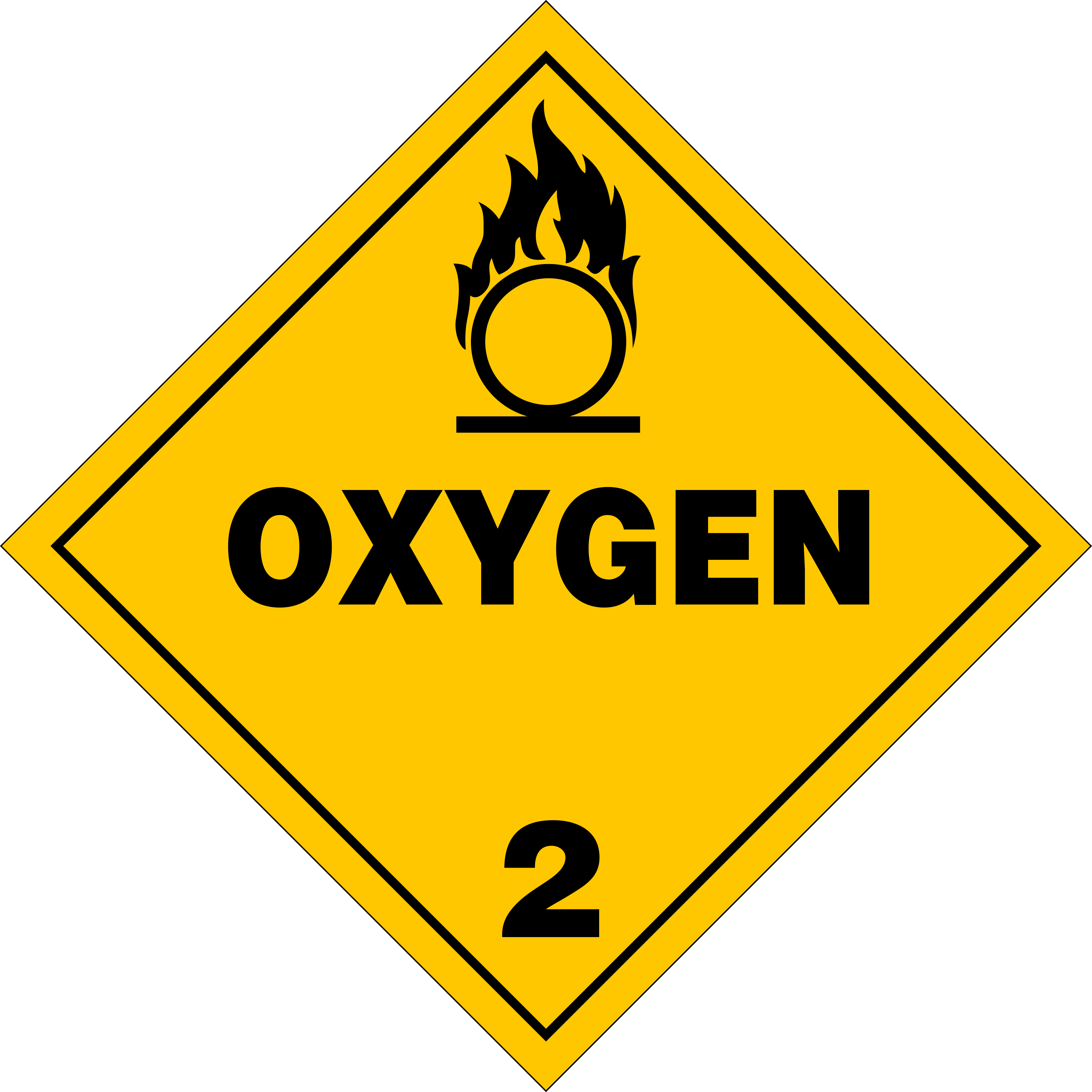 Pdf Png - Oxygen 2 - 10.75" X 10.75" Adhesive Vinyl Dot Placard (4582x4582), Png Download