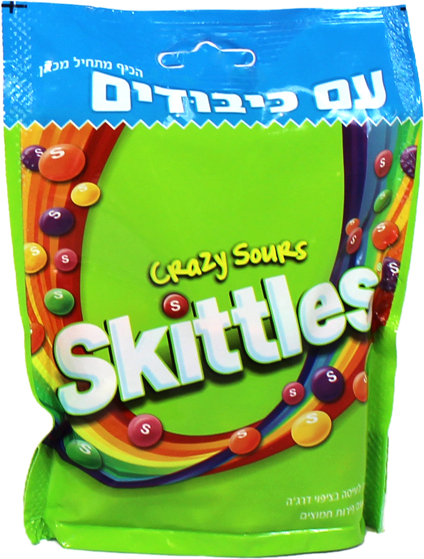 Skittles Crazy Sours Large - Skittles Crazy Sours, 174g (pack Of 2 Value For Money) (1200x1257), Png Download
