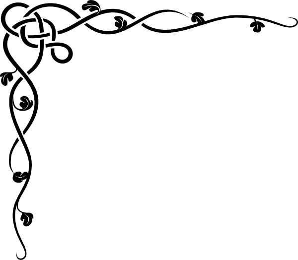 Simple Corner Borders Designs (600x524), Png Download