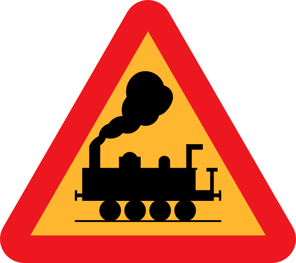 Train Track Clipart - Train Clip Art (600x533), Png Download