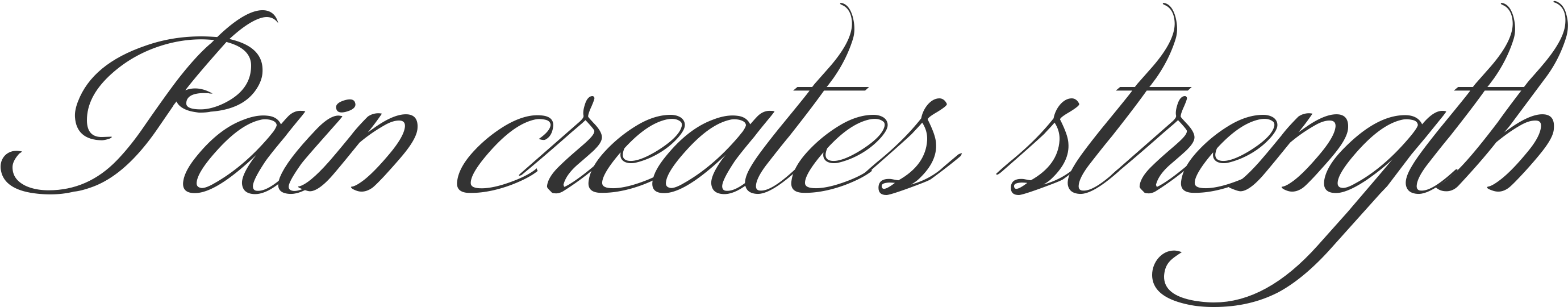 Pain Create Strength Tattoo Design - Onebellacasa Master Of Fate, Captain Of Soul Throw (2815x590), Png Download