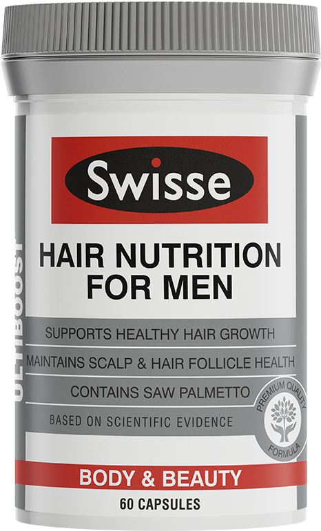 Swisse Ultiboost Hair Nutrition For Men - Health Swisse High Strength Cranberry , 30 Capsules (700x880), Png Download