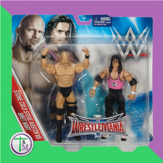 Wwe Stone Cold Steve Austin & Bret Hart (533x800), Png Download
