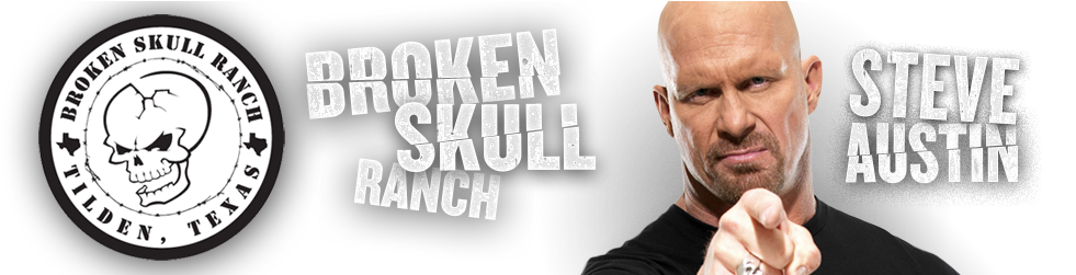 Steve Austin Bsr - Steve Austin Broken Skull Ranch Logo (990x250), Png Download