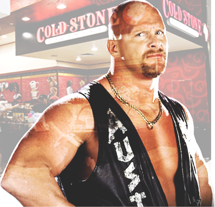 Cold Stone Steve Austin Freetoedit (750x722), Png Download