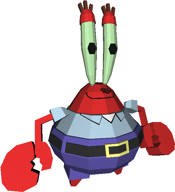 Download Mr Krabs Mr Krabs 3d Model Full Size PNG Image PNGkit