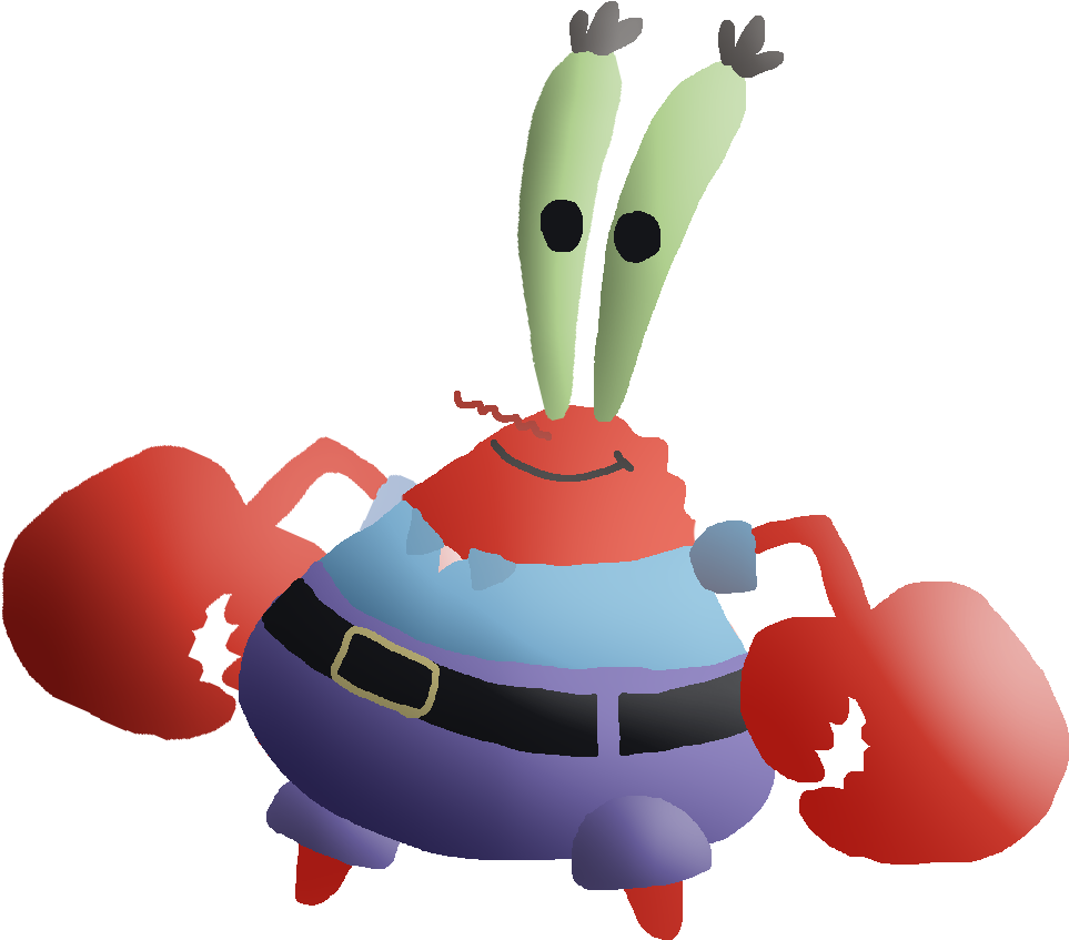 Krabs By Lumoshi - Cartoon (1000x897), Png Download