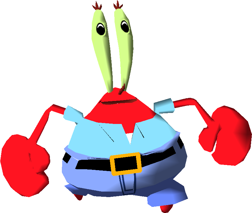 Enjoy - Mr Krabs Battle For Bikini Bottom (861x730), Png Download