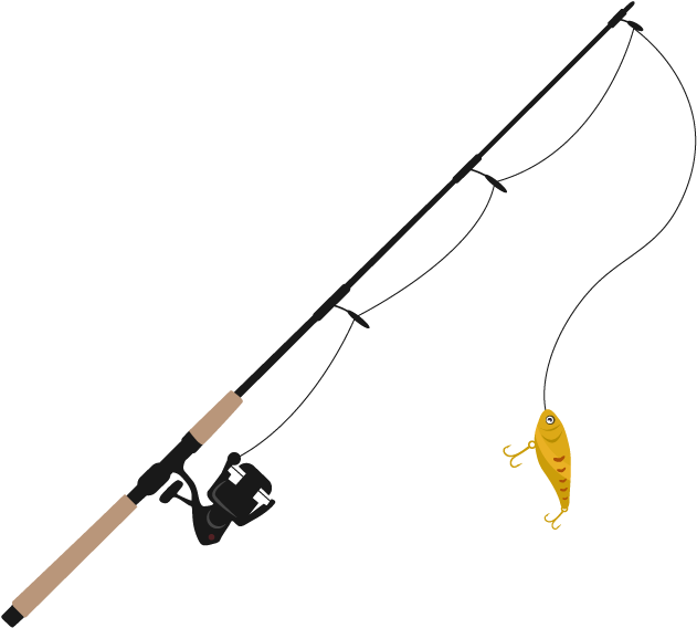 Fishing Rod Fishing Line Clip Art - Fisherman's Journal: Fisherman's Journal / Logbook (640x567), Png Download