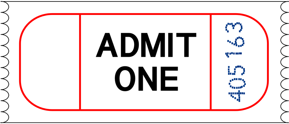 From $29 To Absolutely Free - Ticket Clip Art Free (960x480), Png Download