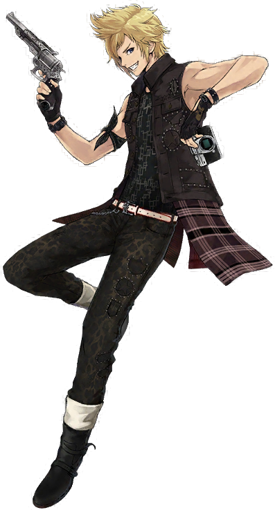 Prompto Argentum, Noctis' Best Friend (397x737), Png Download