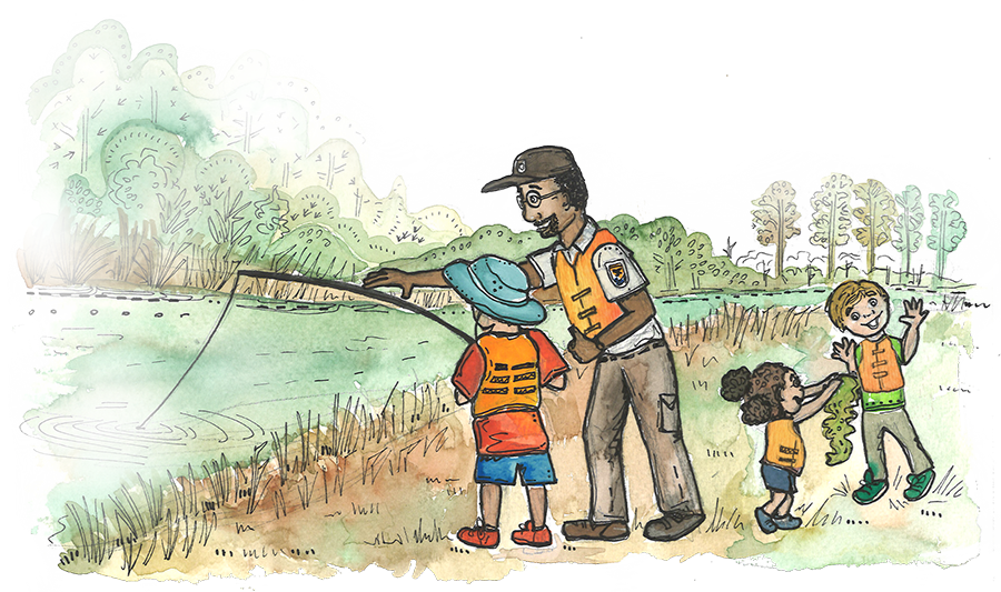 How To Go For River Fishing - River (900x533), Png Download