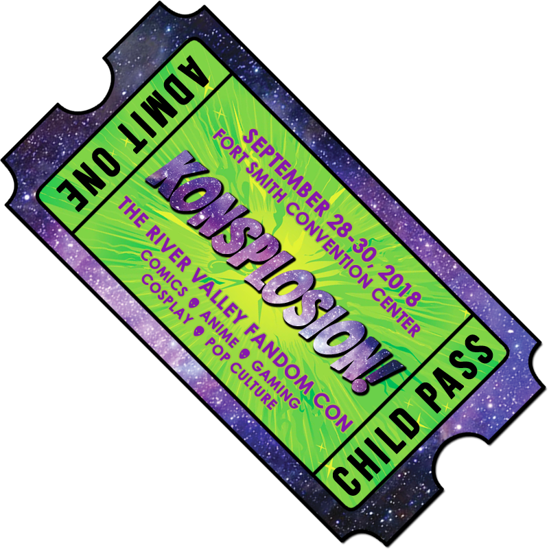Konsplosion 2018 Child Friday Ticket - Parallel (800x801), Png Download