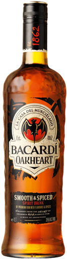 Picture Of Bacardi Oakheart Spiced Rum 1 Litre - Bacardi Oakheart Png (550x550), Png Download