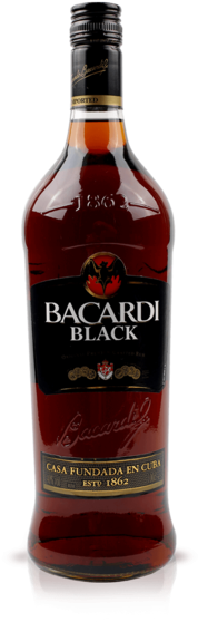 Bacardi Black 1l - Bacardi Cocktail (400x609), Png Download