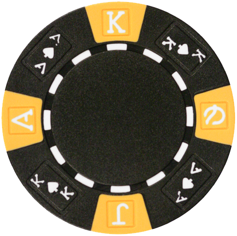 Clay Composite Tri Color Ace King Poker Chips 50 - Chips And Games Clay Composite Tri Color Ace King Poker (465x464), Png Download