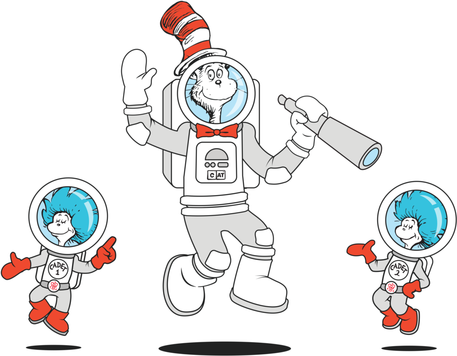 Dr Seuss Space - Portable Network Graphics (1000x870), Png Download