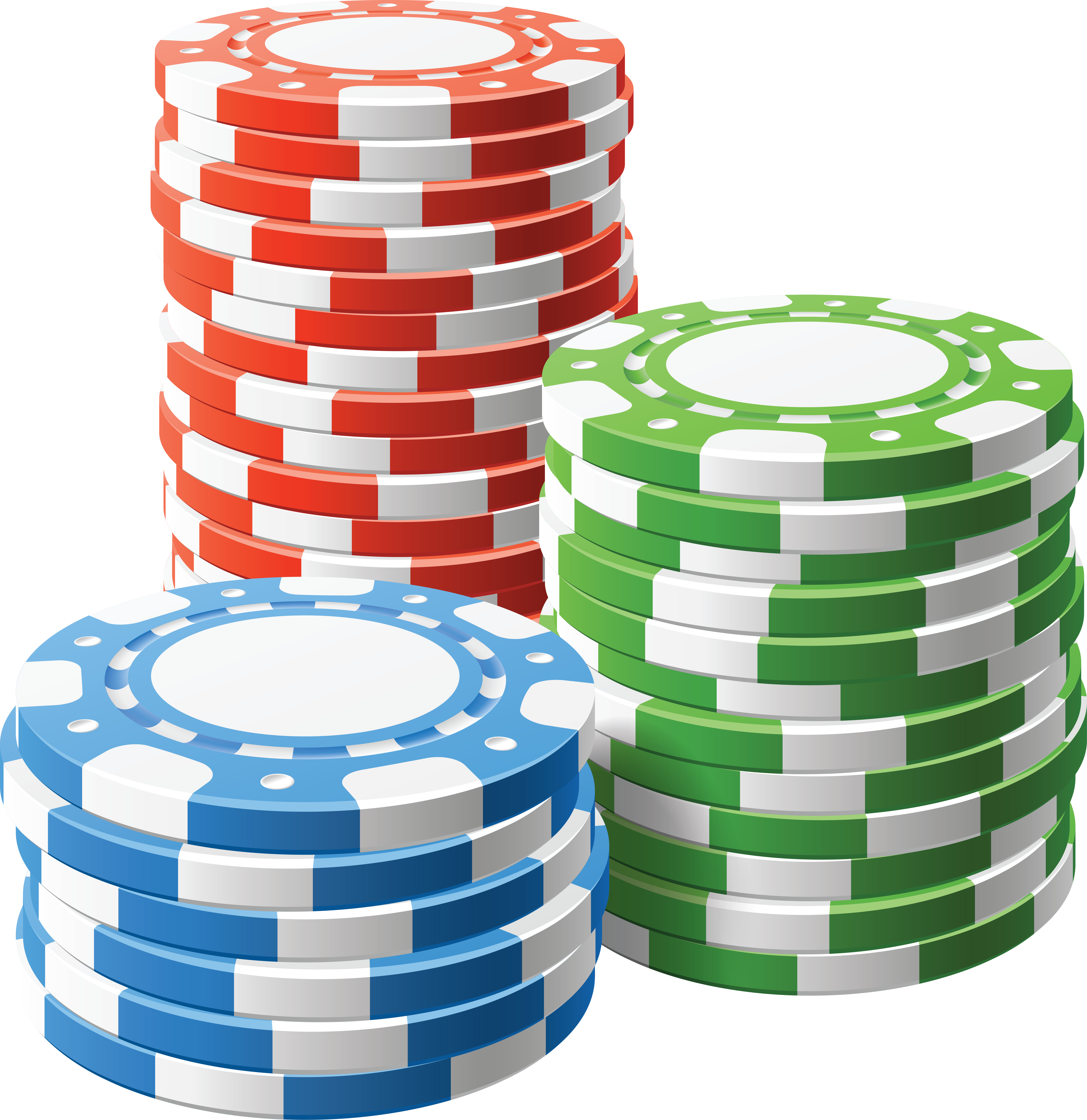 Casino Chips Stack (6189x6378), Png Download