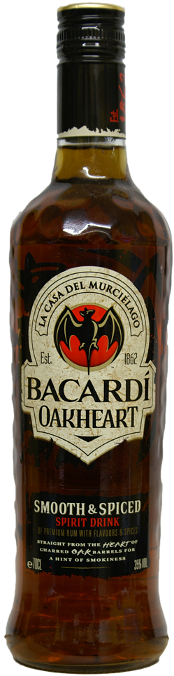 Bacardi Oakheart (681x1024), Png Download