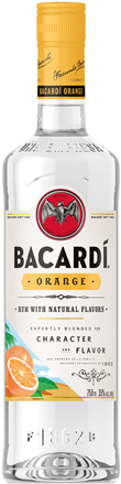 Bacardi - Orange Rum - Bacardi Rum, Grapefruit - 750 Ml (240x525), Png Download