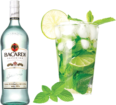 Bacardi Carta Blanca (520x400), Png Download