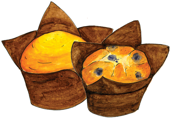 Image Free Download Bakery Shop Clipart - Muffin (566x392), Png Download