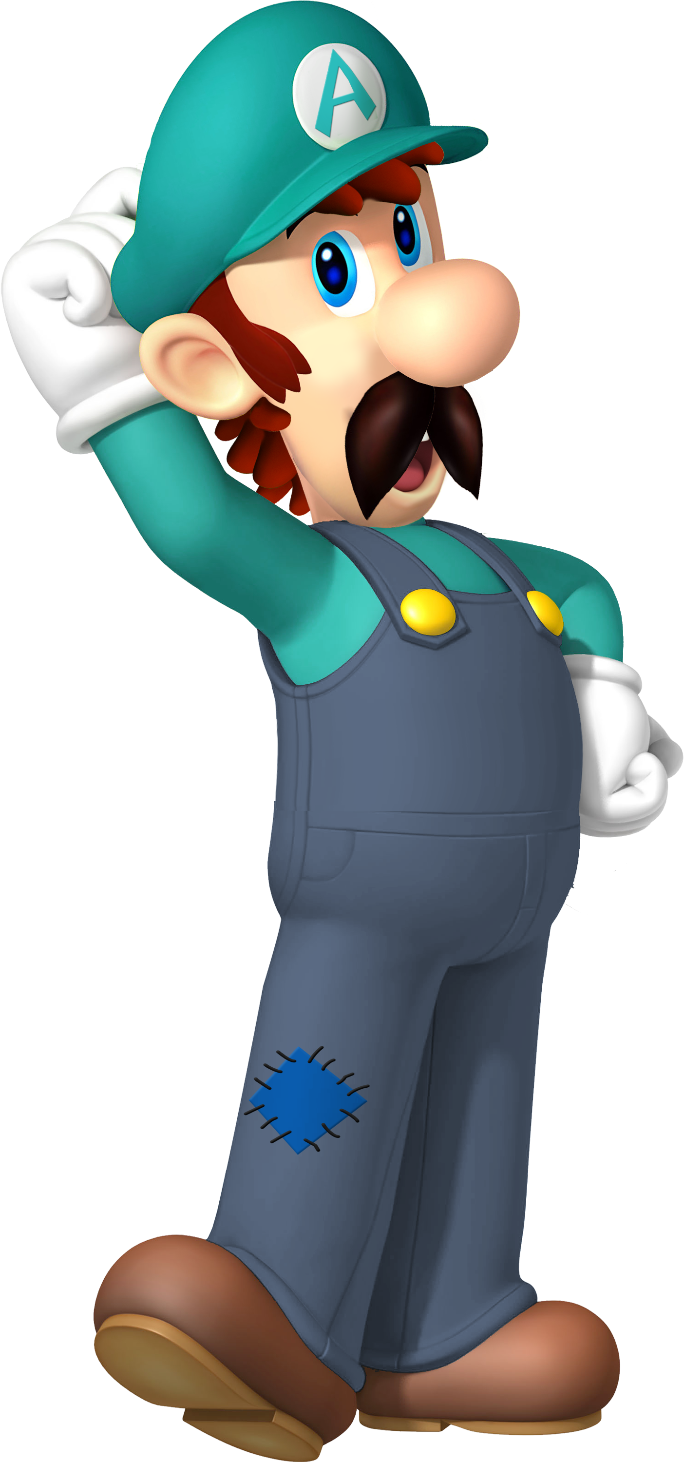 Albertobyarend - Luigi Character (2000x3200), Png Download
