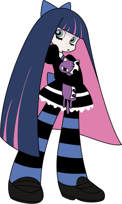 Stocking Anarchy - Panty And Stocking Anime Gif (400x665), Png Download
