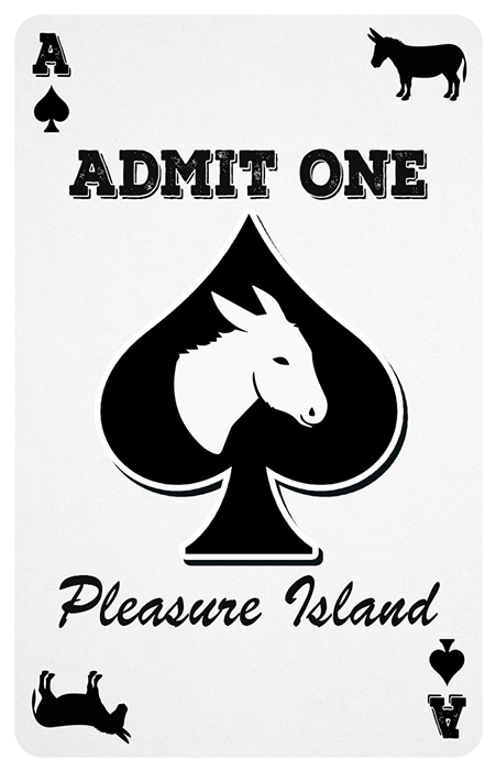 Pleasure Island Ticket - Ticket (1050x700), Png Download