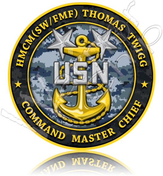 Military Challenge Coins Navy Usns Poker Chips - Military Poker Chip (540x600), Png Download