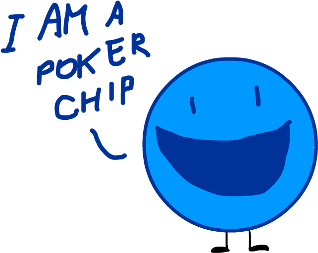 Download Blue Poker Chip By Tyboy618 Casino Token Full Size PNG
