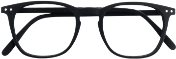 Black Eyeglasses With Corrective - Izipizi Adult Screen Protective Glasses Black (473x630), Png Download
