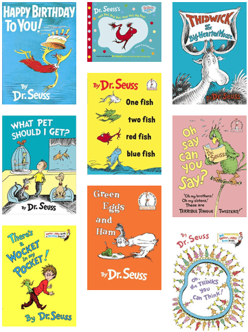 Dr - Seuss - Dr Seuss Books (436x528), Png Download