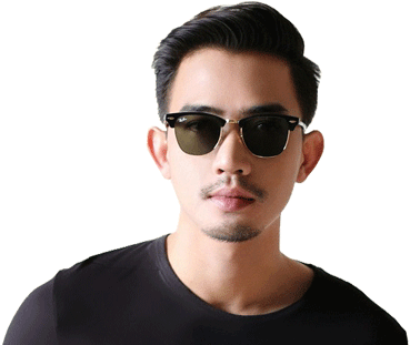 Picture For Category Mens Sunglasses - Person In Sunglasses Png (420x312), Png Download