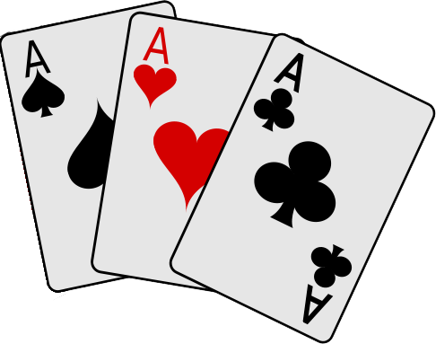Playing Cards Clip Art Png - Cards Clipart Png (486x383), Png Download