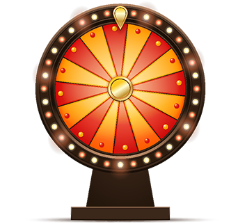Vector Cartoon Illustration Of A Glowing Wheel Fortune - Calistoga Unified School District (360x360), Png Download