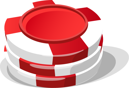 Casino Chips Png - Red Poker Chips Png (517x354), Png Download
